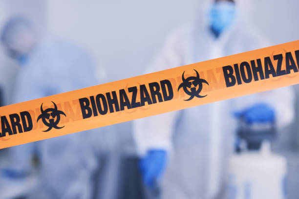 Professional Biohazard Cleanup technician working in Cedar Hill, TX